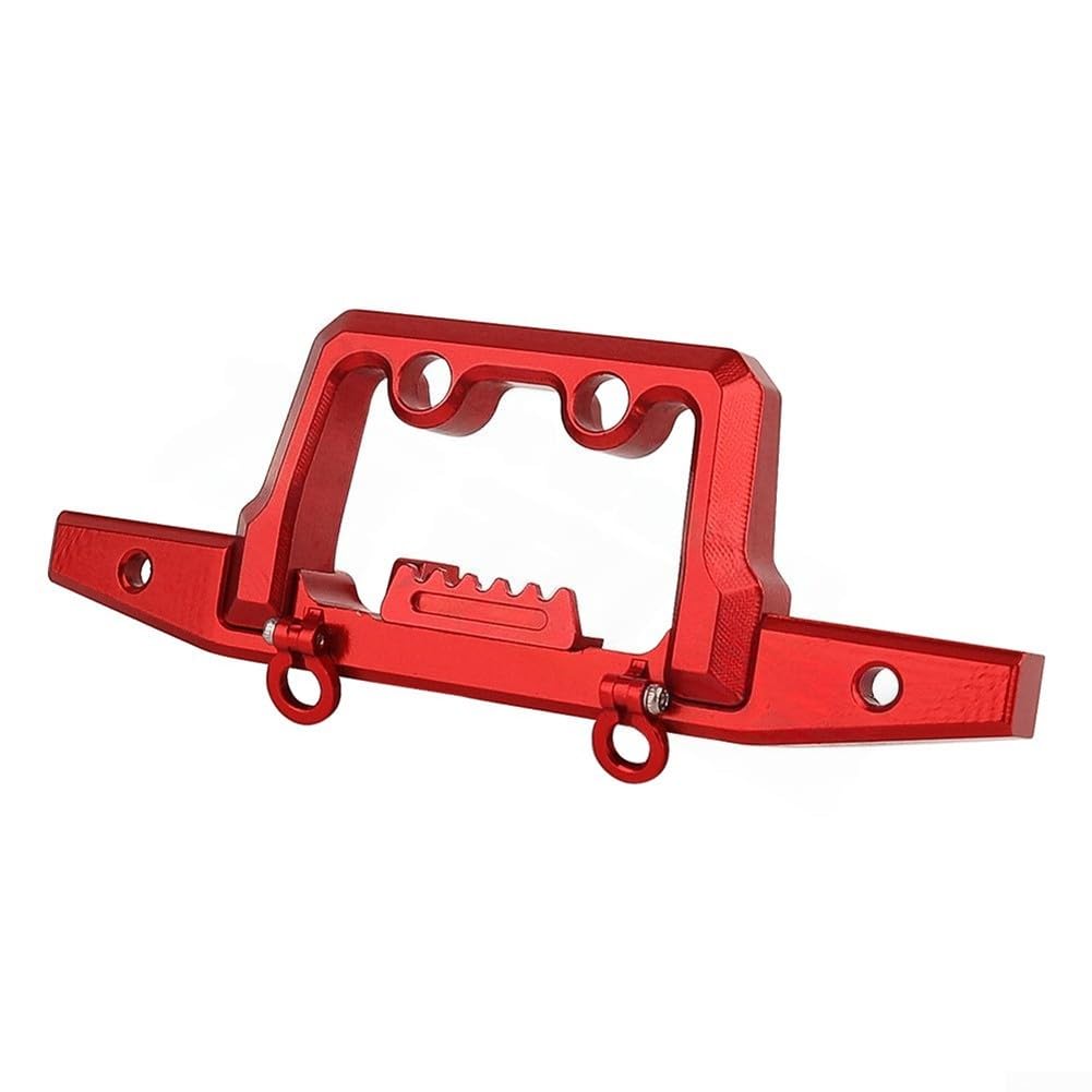 Robuste und langlebige Frontstoßstange aus Aluminiumlegierung für TRX4M 1/18 für Defender für RC Crawler (rot) von SPORTARC