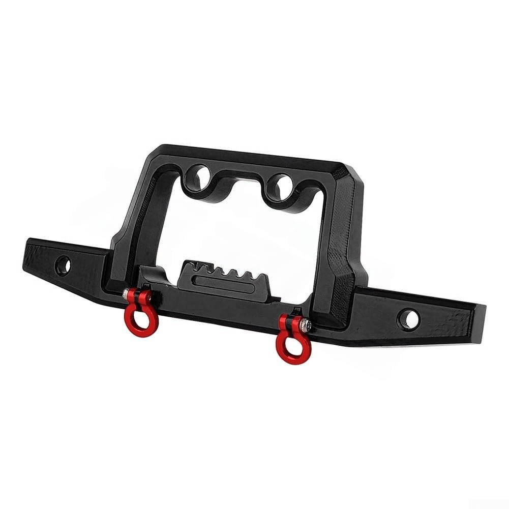 Robuste und langlebige Frontstoßstange aus Aluminiumlegierung für TRX4M 1/18 für Defender für RC Crawler (schwarz) von SPORTARC