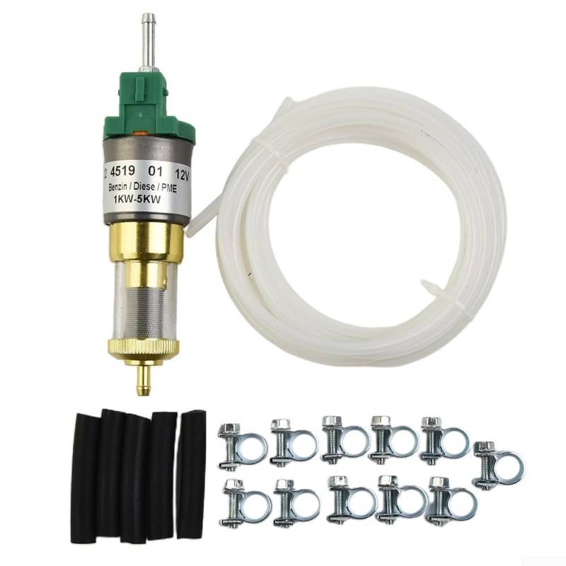 Silver & Green 12 V Dieselheizungspumpen-Set, ideal für elektrische Öl-Kraftstoffpumpe (22 ml) von SPORTARC