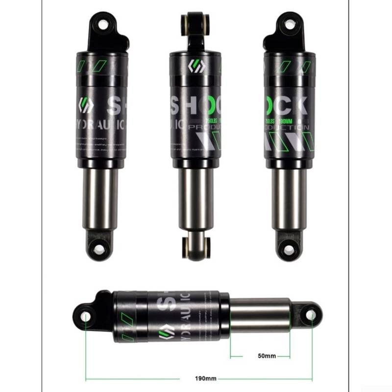 Verbessern Sie Ihr Fahrrad mit hydraulischen Stoßdämpfern in den Größen 120 mm, 125 mm, 150 mm, 165 mm, 185 mm, 190 mm, 200 mm von SPORTARC