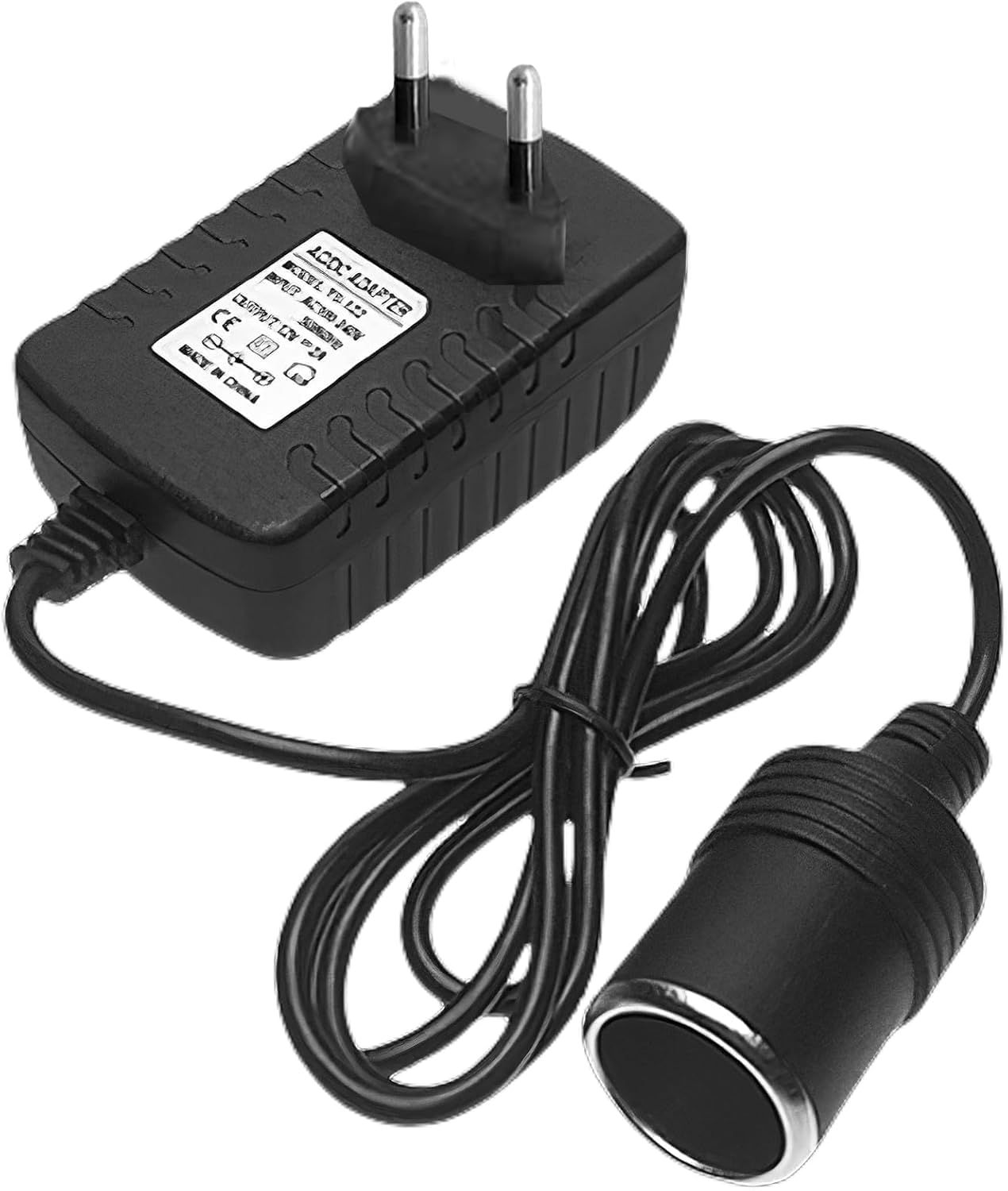 SPORWAY Netzadapter: Spannungswandler, Netzgleichrichter 220v auf 12v 3A, AC-DC Netzteil Adapter, Stromwandler, Zigarettenanzünder Wechselrichter für Auto Haushaltssteckdose von SPORWAY