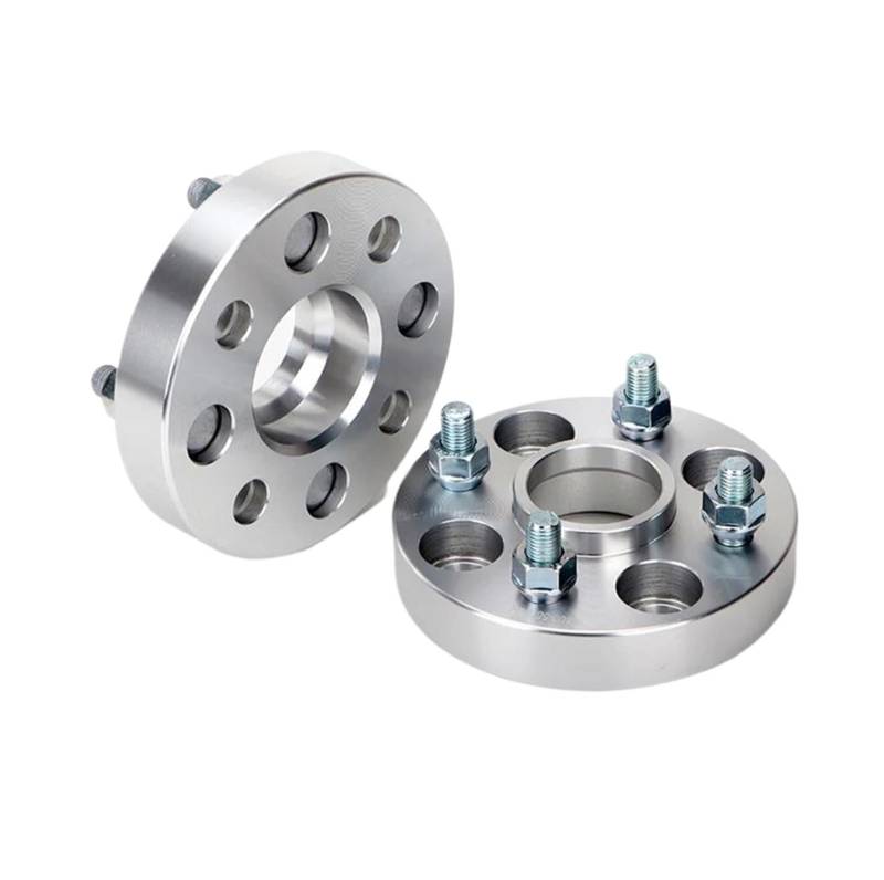 Auto Distanzscheiben Spurverbreiterung 2 Stück 20/25/30mm PCD 4x10 0 54,1mm Rad Spacer Adapter Für Toyota Für Corolla Für Vios Für Vitz Für Venza Für Yaris Für Aygo Für Calya M12x 1,5(2PCS 45mm Silver von SPUFKGE