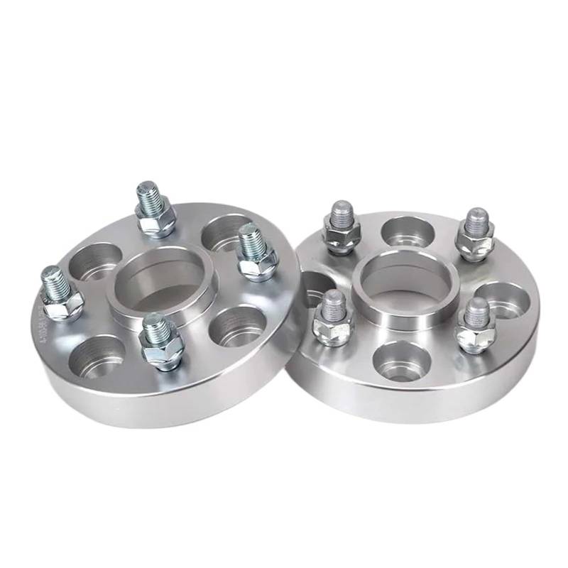 Auto Distanzscheiben Spurverbreiterung 2 Stück Für Toyota Für Yaris Für Vios Für K2 Flansch Dichtung M12X 1,5 PCD 4X 100 Center Loch 54,1mm Rad Geschmiedet Spacer Adapter(2PCS 25mm) von SPUFKGE