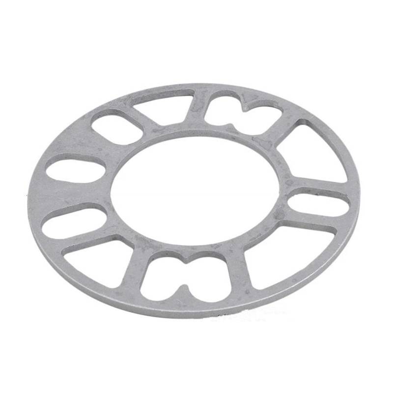 Auto Distanzscheiben Spurverbreiterung 2 Stücke Auto Rad Reifen Spacer Adapter Distanzscheiben Platte 3mm 5mm 6mm 8mm 10mm Für 4X 100 4X 114,3 5X 100 5x108 5X 114,3 5x120 Universal(2pcs 5mm) von SPUFKGE