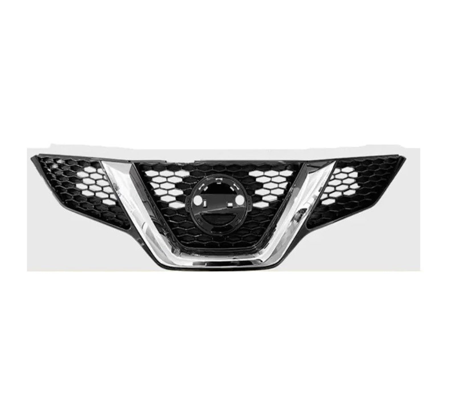 Auto Frontgrill 1PCS Für Nissan Für Qashqai J10 2008 09 10 11 12 2013 Für Qashqai J11 2014 15 16 17 18 19 20 21 2022 Kühlergrill Trim Racing Grills Trim Front Kühlergrille(J11 E) von SPUFKGE