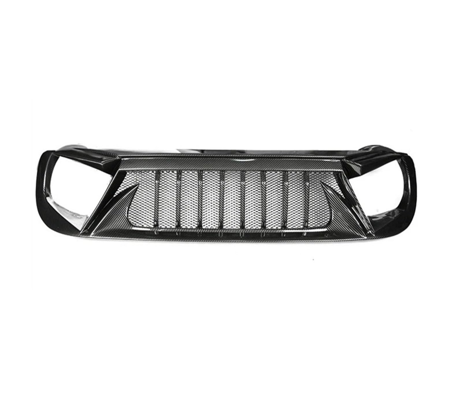 Auto Frontgrill Für Jeep Für Renegade 2016 2017 2018 Racing Grills Matt Schwarz Carbon Grille Lufteinlass Styling Außen Tuning Zubehör Teile Front Kühlergrille(16 18 Carbon Fiber Look) von SPUFKGE