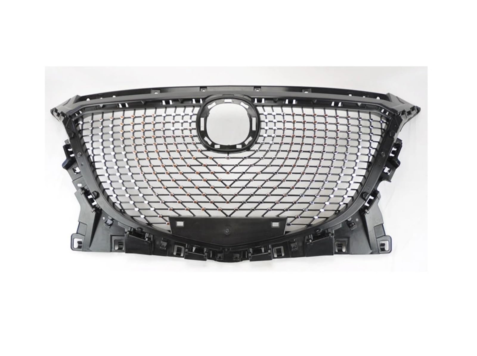 Auto Frontgrill Für Mazda 3 Für M3 2014 2015 2016 Auto Oberen Racing Grill Frontgrill Ersatz Stoßstange Haube Mesh Grid Körper Kit Front Kühlergrille von SPUFKGE