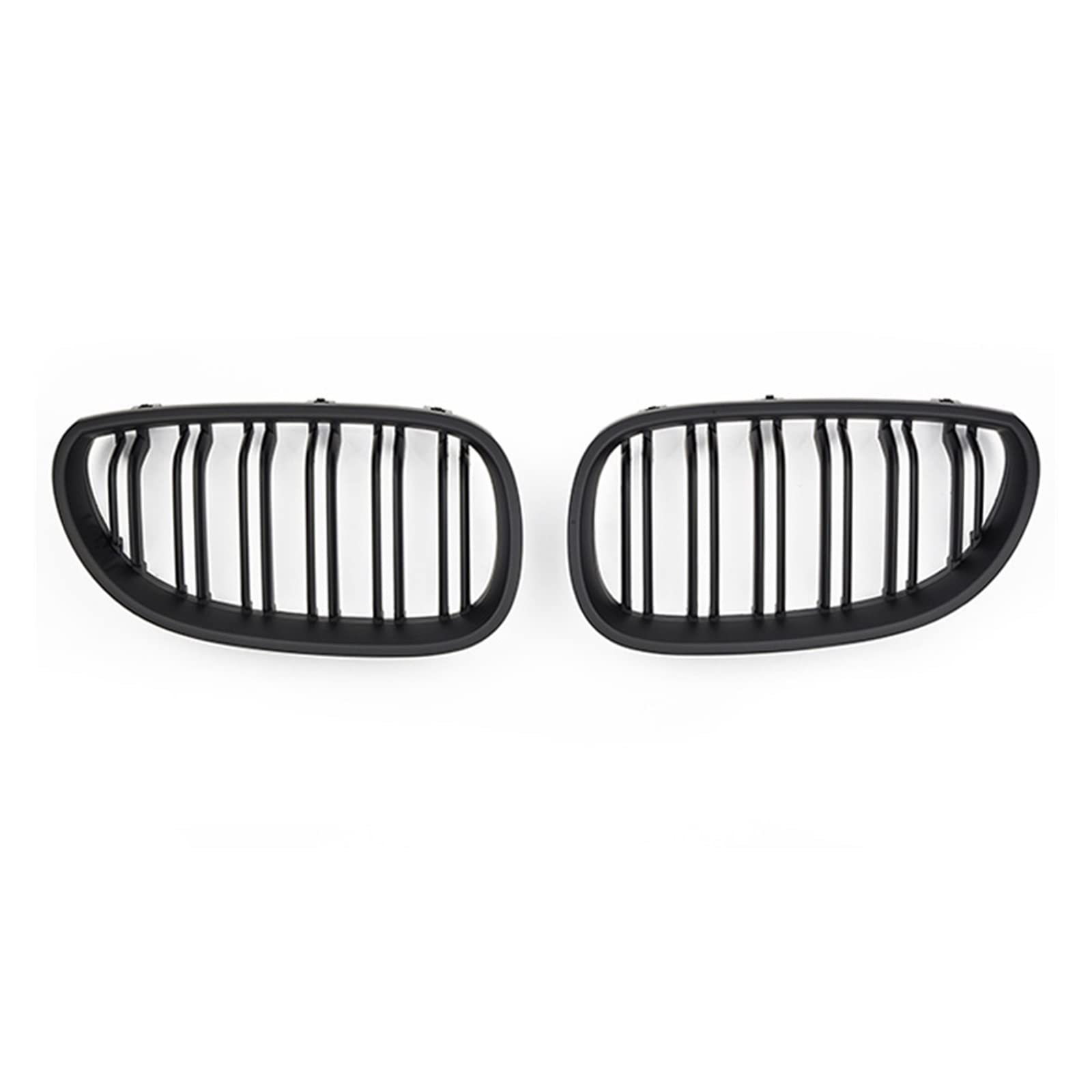 Auto Frontgrill Kühlergitter 1 Paar Auto-Styling Frontnierengitter Racing Grille Für 5 Series E60 E61 M5 2003 2004 2005 2006 2007 2008 2009 2010 Schwarz Glänzend(Matt-schwarz) von SPUFKGE