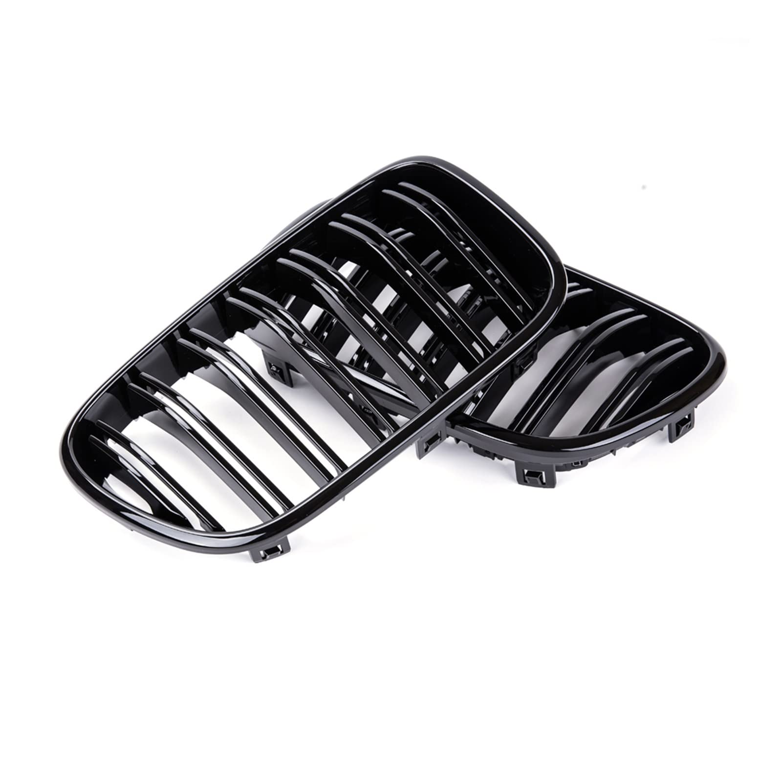 Auto Frontgrill Kühlergitter 1 Paar Frontnierengitter Für X3 F25 2010 2011 2012 2013 Ersatz-Racing-Frontstoßstangengitter Auto-Styling Frontgrill(Gloss Black) von SPUFKGE