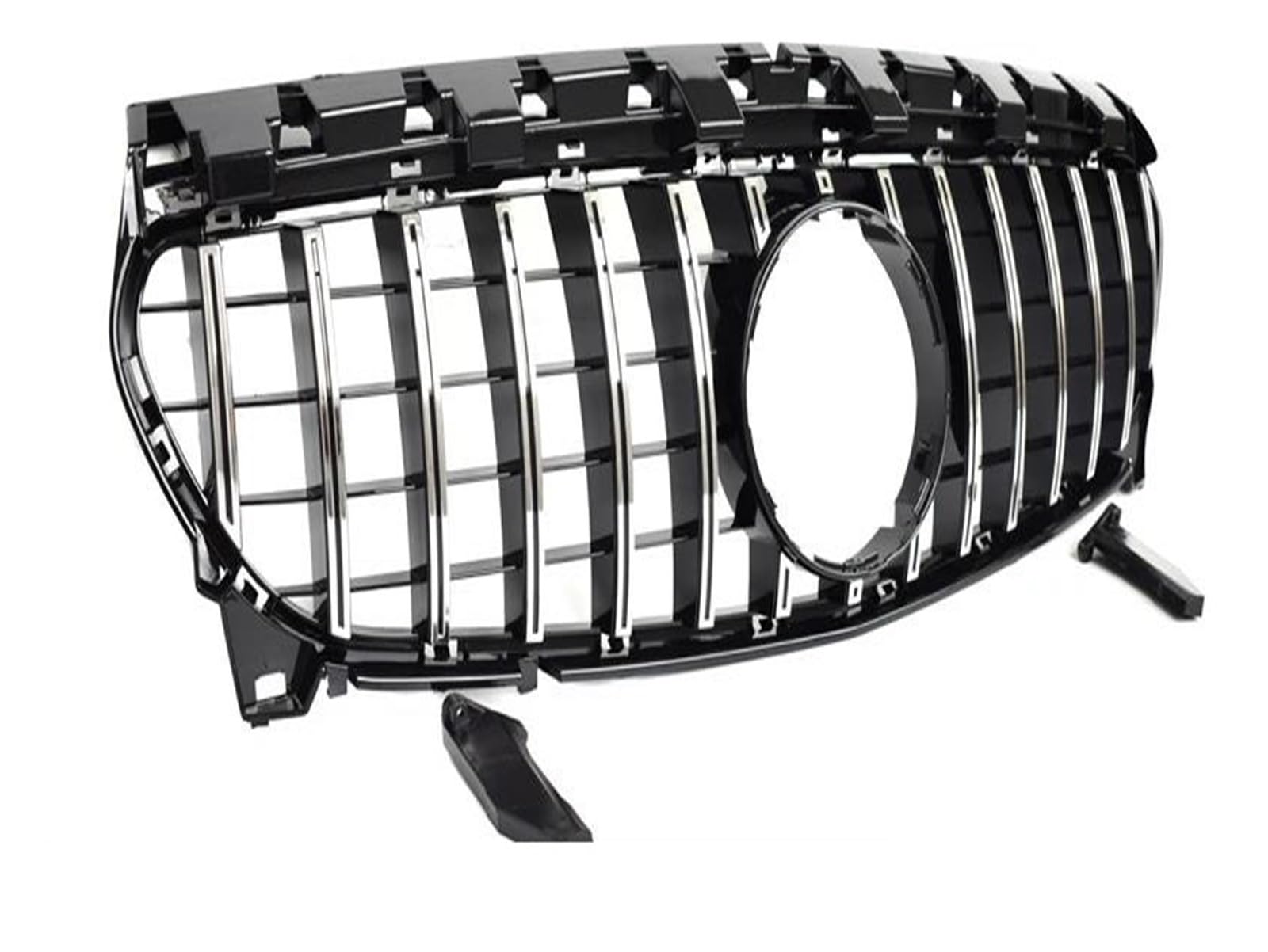 Auto Frontgrill Kühlergitter 2020-CLA-45 Für GTR Style Frontgrill Für CLA Klasse X117 Für Shooting Für Brake C117 Für Coupe 2013 2014 2015 2016 2017 2018 CLA250 CLA200 CLA180(Silber) von SPUFKGE