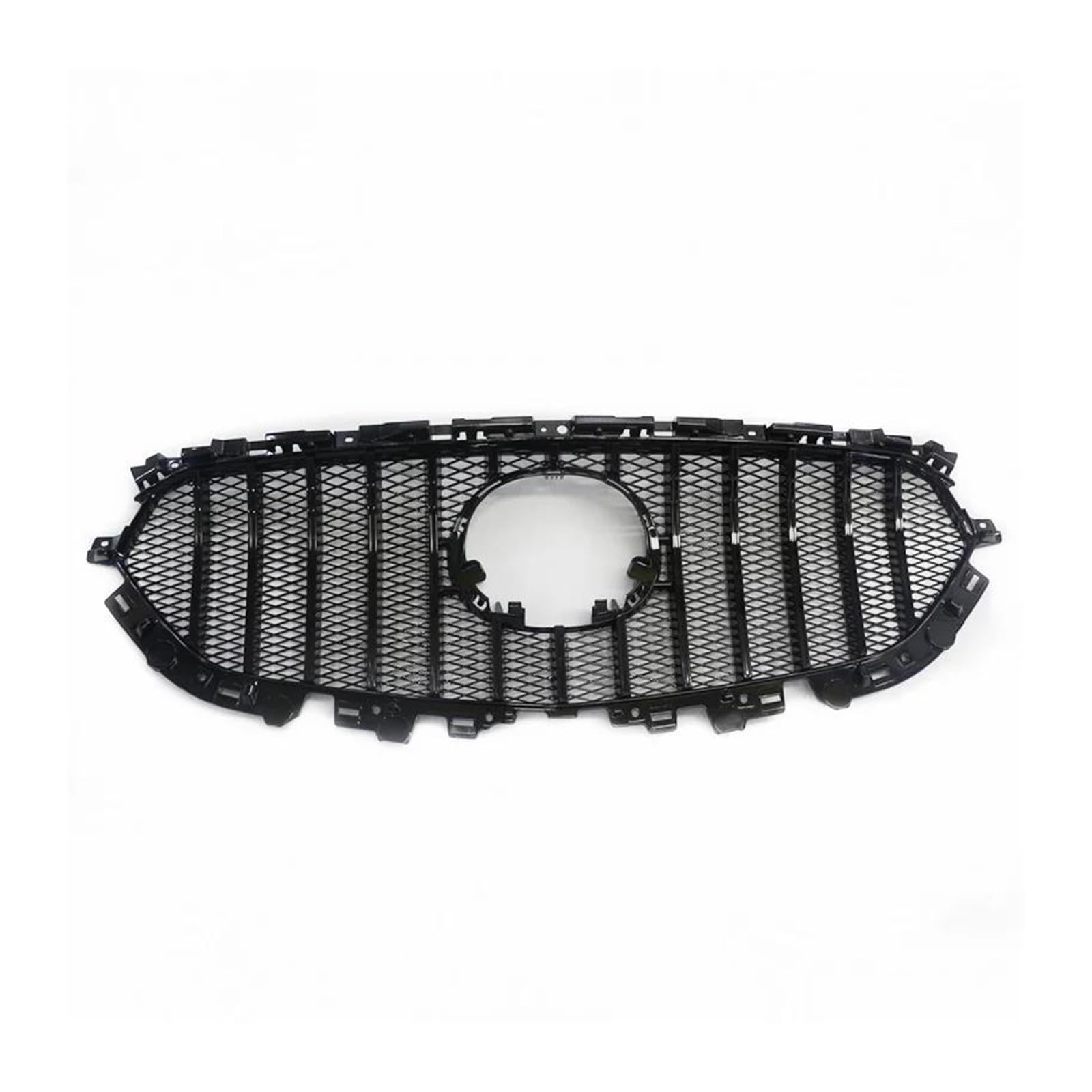 Auto Frontgrill Kühlergitter ABS Front Stoßstange Grill Maske Kühlergrill Medium Net Für Mazda Für CX-5 CX5 2017 2018 2019 2020 Racing Grills Auto Grille(Schwarz) von SPUFKGE