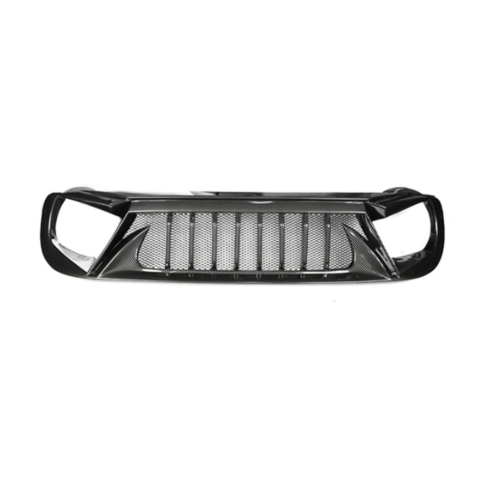 Auto Frontgrill Kühlergitter Auto Frontgrill Mittelfeld Styling Oberer Renngrill Für Jeep Für Renegade 2015 2016 2017 2018 2019 2020 2021 Zubehör(Carbon Look 15-18) von SPUFKGE