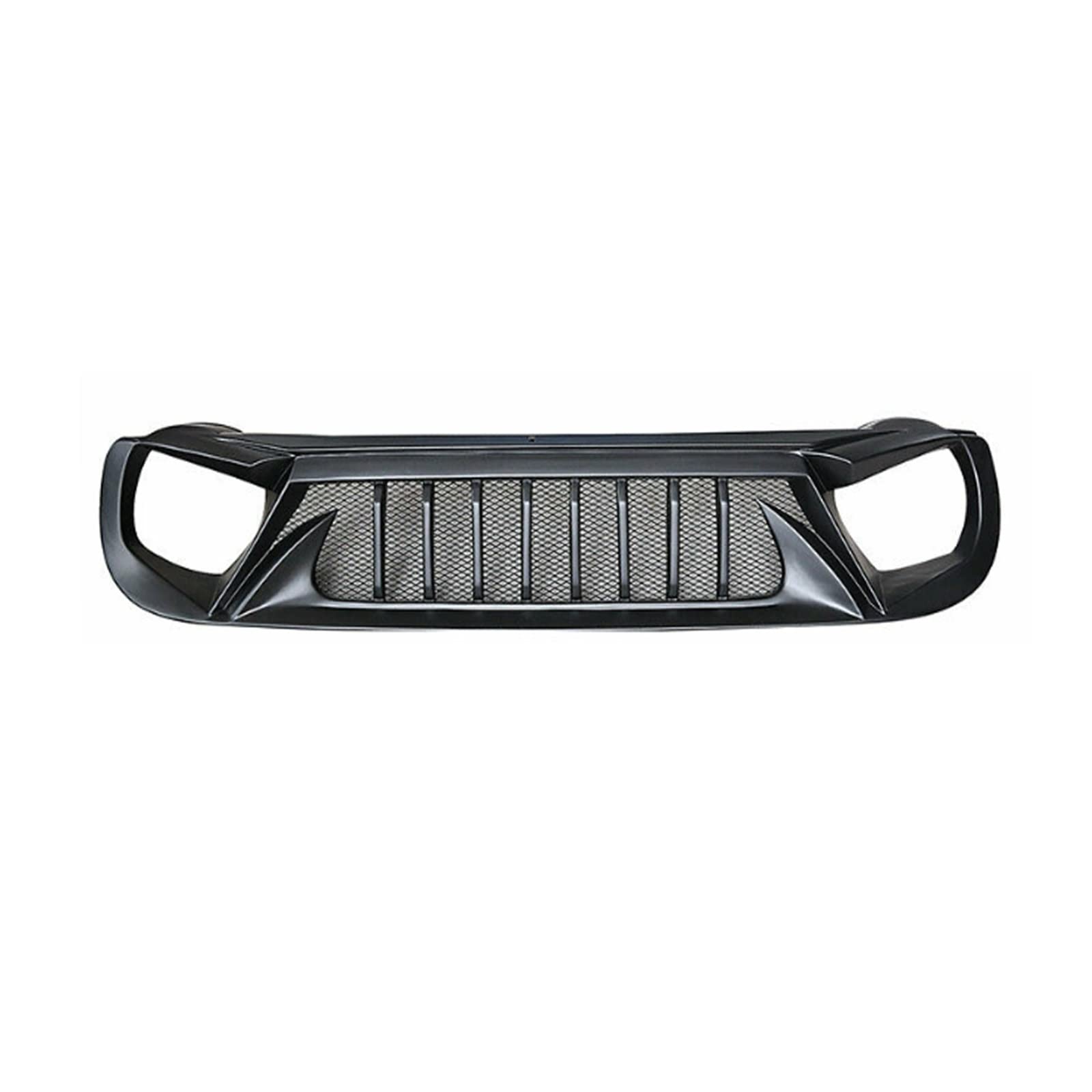 Auto Frontgrill Kühlergitter Auto Frontgrill Mittelfeld Styling Oberer Renngrill Für Jeep Für Renegade 2015 2016 2017 2018 2019 2020 2021 Zubehör(Matte Black 15-18) von SPUFKGE