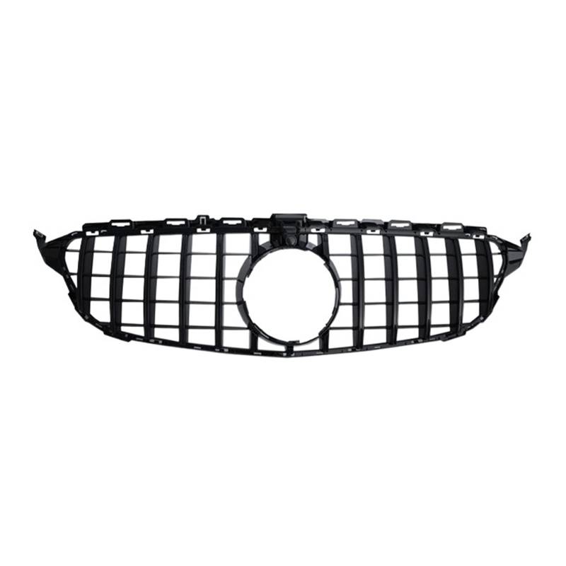 Auto Frontgrill Kühlergitter C-Klasse W205 Diamantgrill GT Kühlergrill Für C200 C300 C450 C250 C180 C220 2015 2016 2017 2018 2019 2020 2021 C63 Kühlergrill(Black with c15-18) von SPUFKGE