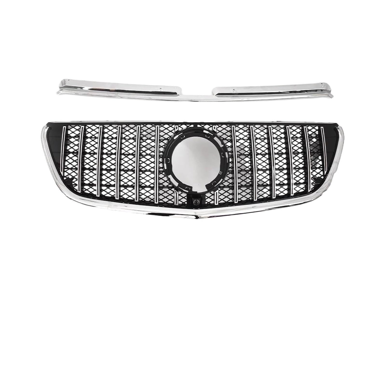 Auto Frontgrill Kühlergitter Front Kühlergrill Einlass Grill Für Benz Für Vito W447 2015 2016 2017 2018 2019 2020 2021 2022-2023 Zubehör Mitte Mesh Grid(2020-2023 G Silvery) von SPUFKGE