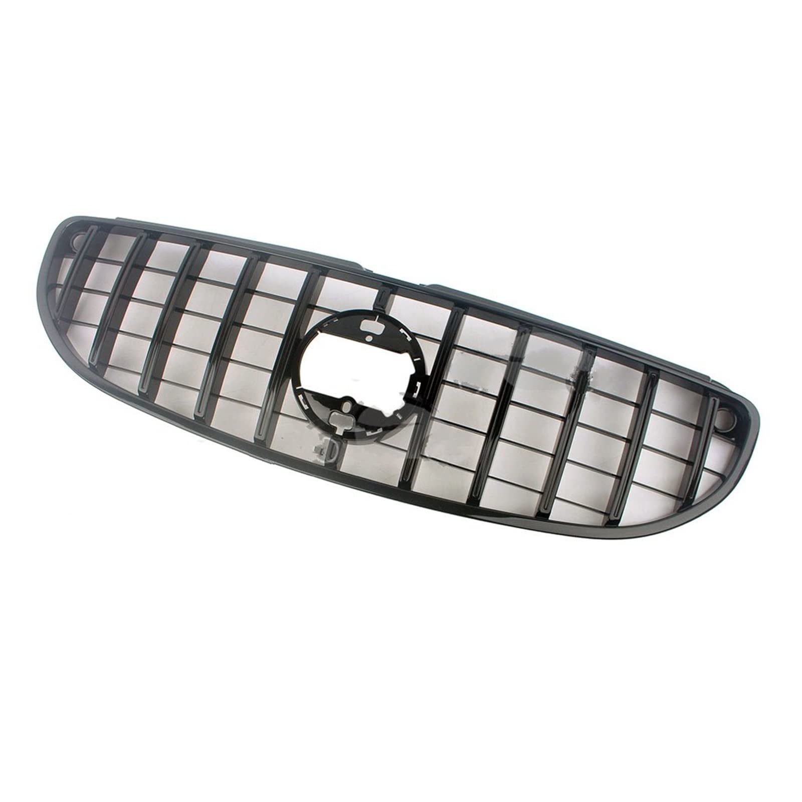 Auto Frontgrill Kühlergitter Front Racing Grille Für Benz Für Smart Für Fortwo W453 Für Cabrio/Für Coupe 2 Türer 2015 2016 2017 2018 2019 2020 2021 GT Gilles(Schwarz) von SPUFKGE