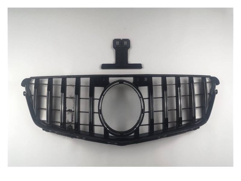 Auto Frontgrill Kühlergitter Fronteinlassgitter Stoßstangengrill Für W204 C204 S204 C43 Für Benz C 2007 2008 2009 2010 2011 2012 2013 2014 Für AMG Für GT Für R(Glossy Black) von SPUFKGE