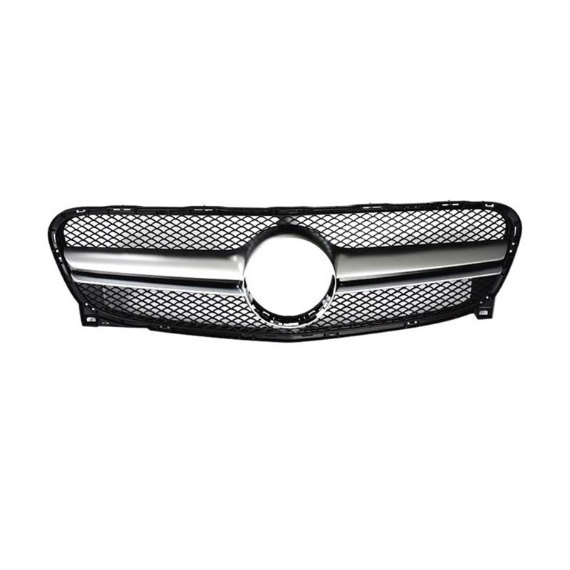 Auto Frontgrill Kühlergitter Frontgrill Frontabdeckung Grille Race Grill Für GL X156 2014 2015 2016 Mesh Tuning Zubehör Facelift(Silber) von SPUFKGE