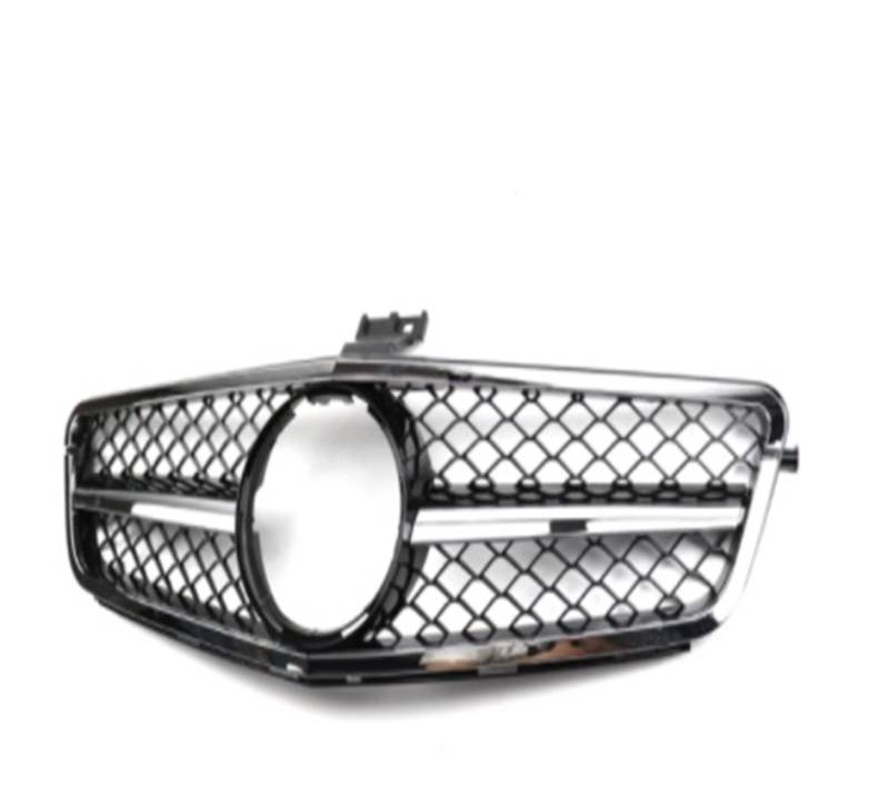 Auto Frontgrill Kühlergitter Frontgrill Für C200 C180 C260 W204 Grille GT Diamant 2007 2008 2009 2010 2012 2013 2014 Acessórios De Ajuste Facelift(All Chrome) von SPUFKGE