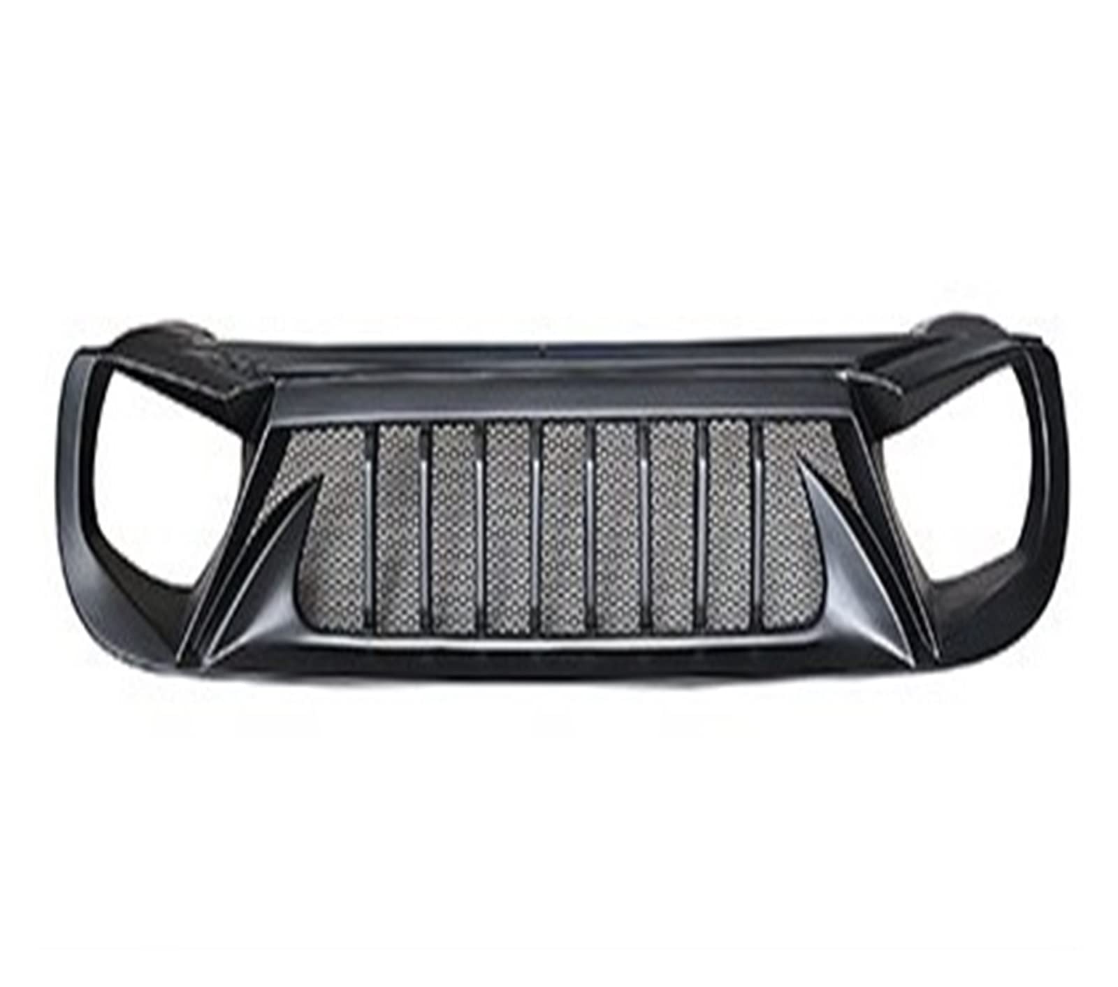 Auto Frontgrill Kühlergitter Frontgrill Für Jeep Für Renegade 2015 2016 2017 2018 2019 2020 Upgrade Air Intake Styling ABS Frontstoßstangenschutzgitter Schwarz(2016-2018) von SPUFKGE