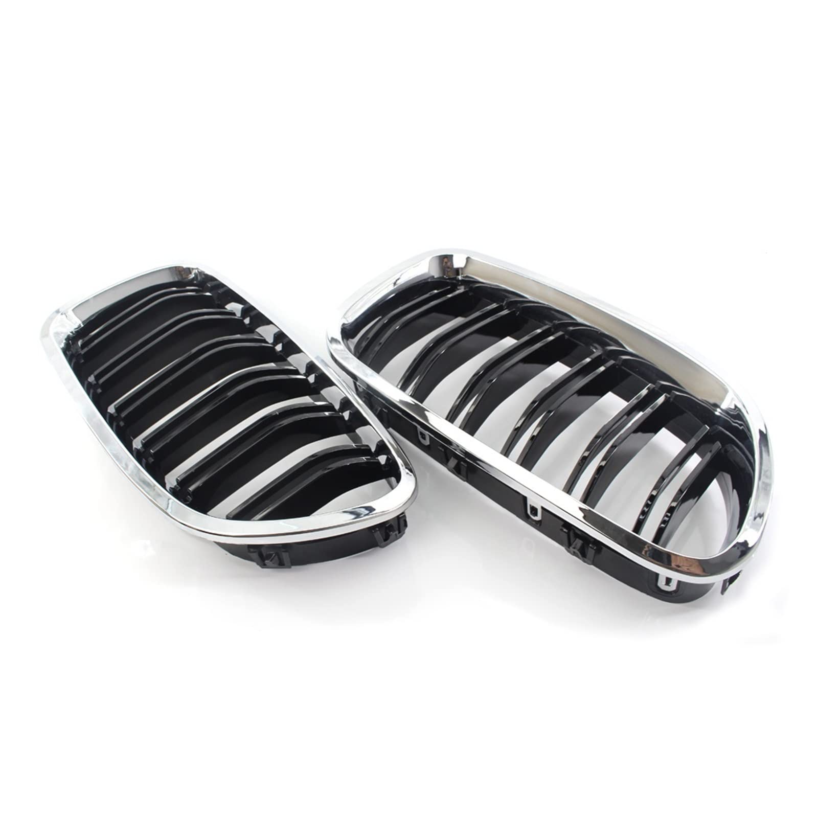 Auto Frontgrill Kühlergitter Für 5 Series F10 F11 F18 2010 2011 2012 2013 2014 2015 2016 2017 Chromgitter Auto Frontniere Kühlergrill Dual Lamellengitter von SPUFKGE