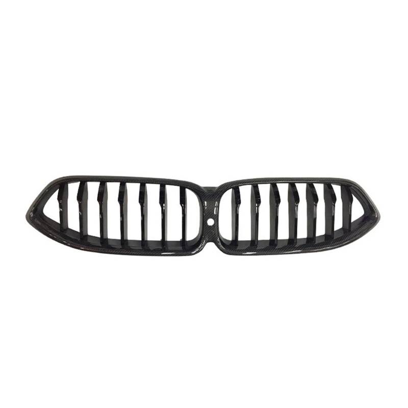 Auto Frontgrill Kühlergitter Für 8 Series G14 G15 G16 2020 2021 Frontgrills Einzellinie Carbon Fiber Racing Außenteile Autokühler ABS Kunststoff(Kohlefaser) von SPUFKGE