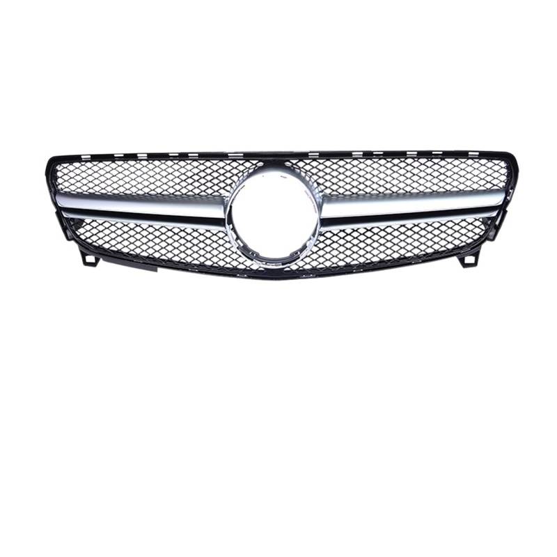 Auto Frontgrill Kühlergitter Für A-Klasse W176 A45 2016 2017 2018 Gt Diamond Für GTR Grill Kühlergrill A45 A180 A200 A260 Kühlergrill Frontgrill(A Silver) von SPUFKGE