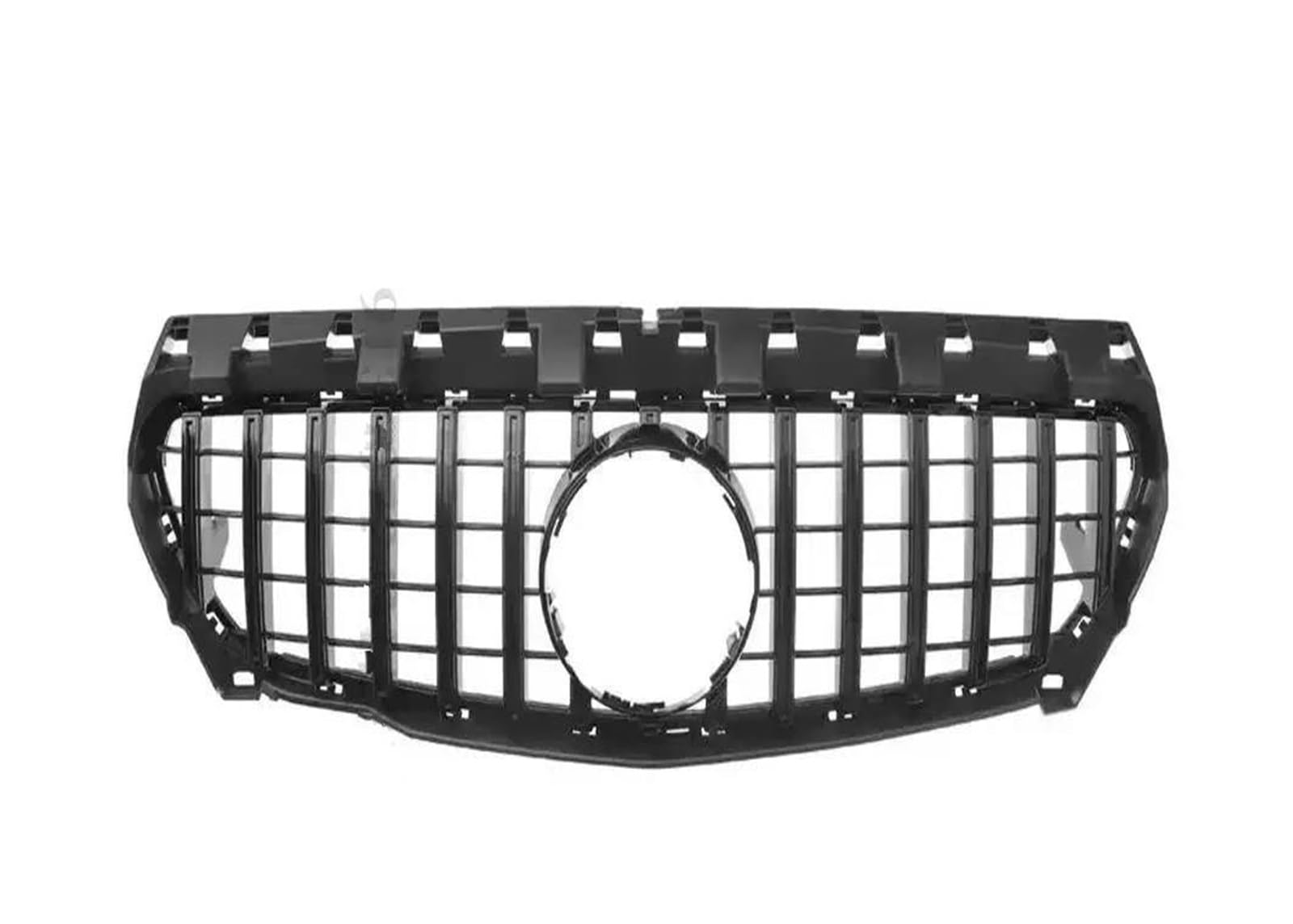 Auto Frontgrill Kühlergitter Für Benz Für CLA C117 W117 220 260 180 200 2013 2014 2015 2016 2017 2018 2019 Für GT Diamond Middle Front Grille Stoßstangengrill(Schwarz) von SPUFKGE