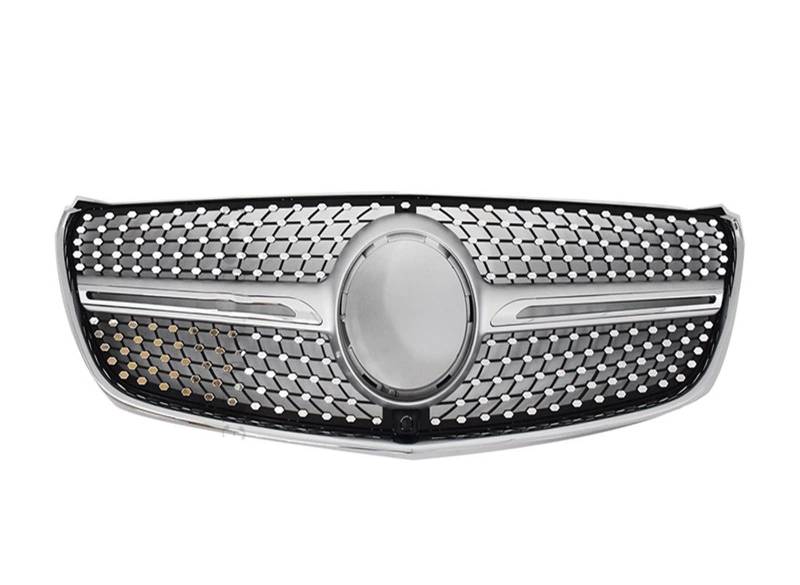 Auto Frontgrill Kühlergitter Für Benz Für Vito V W447 V250 V300 V260 2015 2016 2017 2018 2019 2020 2021 2022 Diamant Stil Kühlergrill Racing Stoßstange Grill(Type 2) von SPUFKGE