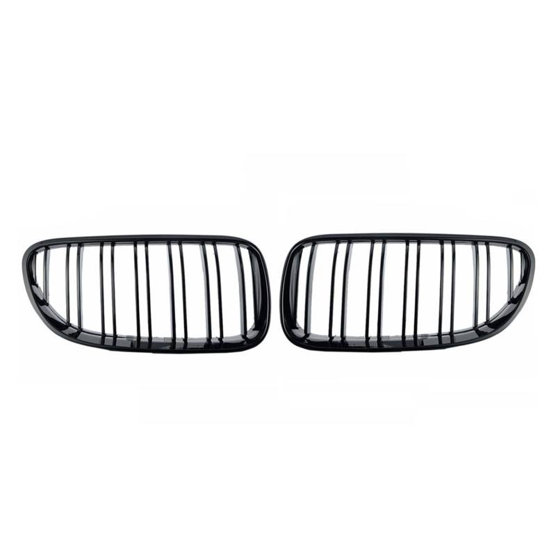 Auto Frontgrill Kühlergitter Für E92 E93 320I 328i 335i 2 Türen 2010 2011 2012 Auto-Styling Glanzschwarz Dual Line Frontgrill Kühlergrill Nierengrill(Gloss Black) von SPUFKGE