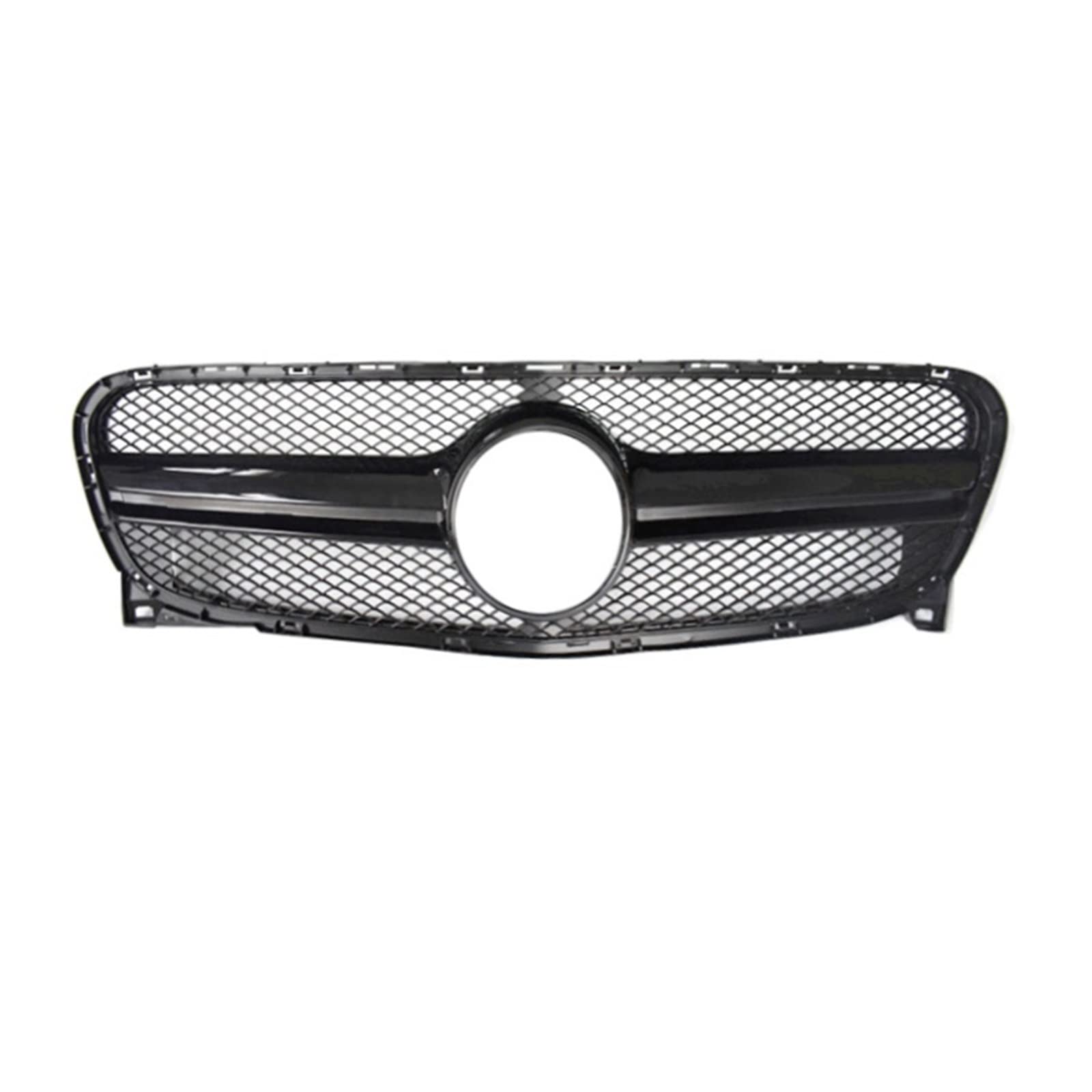 Auto Frontgrill Kühlergitter Für Gla GLA180 GLA200 GLA250 GLA45 Für GLA KLASSE 2014 2015 2016 ABS X156 Grille Mesh Kühlergrill Geeignet(Schwarz) von SPUFKGE