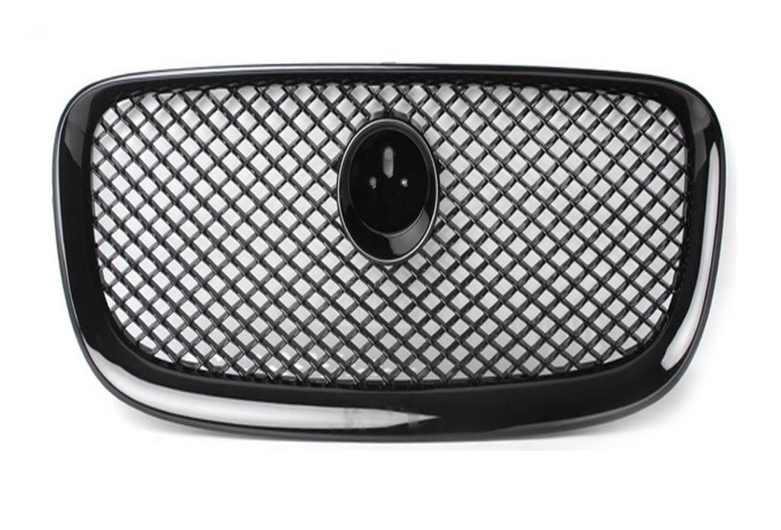 Auto Frontgrill Kühlergitter Für Jaguar Für XF Für XFR X250 2012 2013 2014 2015 Auto Kühlergrill Oberer Kühlergrill Außengitter Frontstoßstange Renngrills(Schwarz) von SPUFKGE