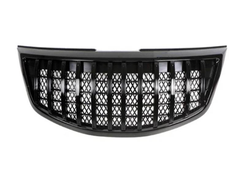 Auto Frontgrill Kühlergitter Für KIA Für Sportager 2012 2013 2014 2015 ABS Modifiziert Für Renngrill Außen Autoteile Frontstoßstangengrill(Schwarz) von SPUFKGE