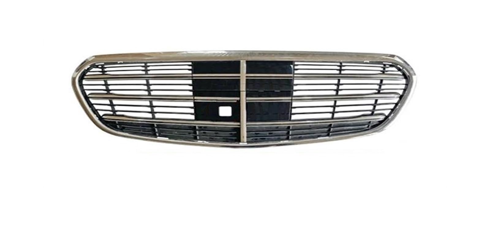 Auto Frontgrill Kühlergitter Für S-Klasse W223 2022-2023 Kühlergrill S450 S400 S500 Frontstoßstangengrill Autoteile(Silver with Camera) von SPUFKGE