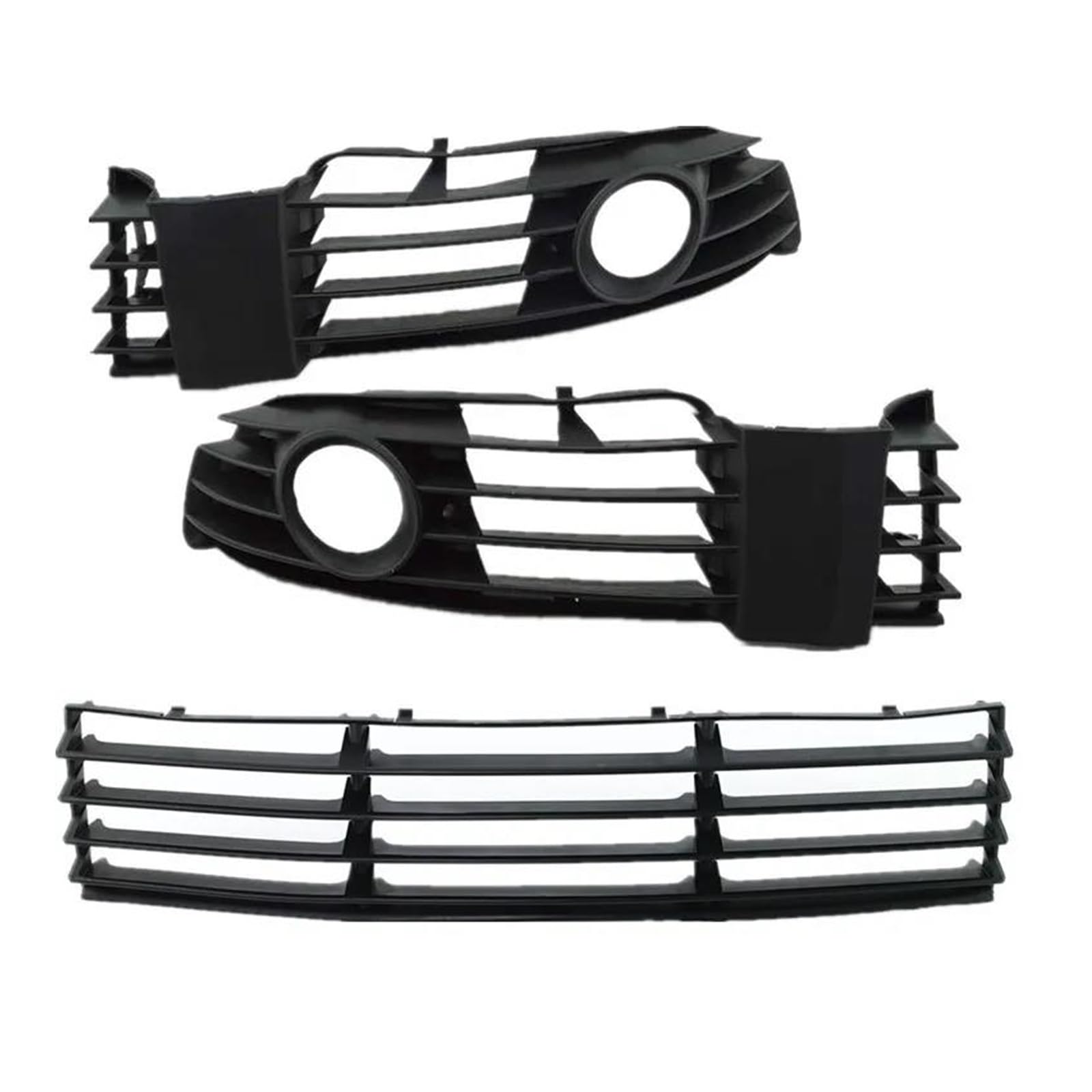 Auto Frontgrill Kühlergitter Für VW Für Passat Für B5.5 2002 2003 2004 2005 Frontstoßstange Unten Mitte + Links + Rechts Kühlergrillsatz von SPUFKGE