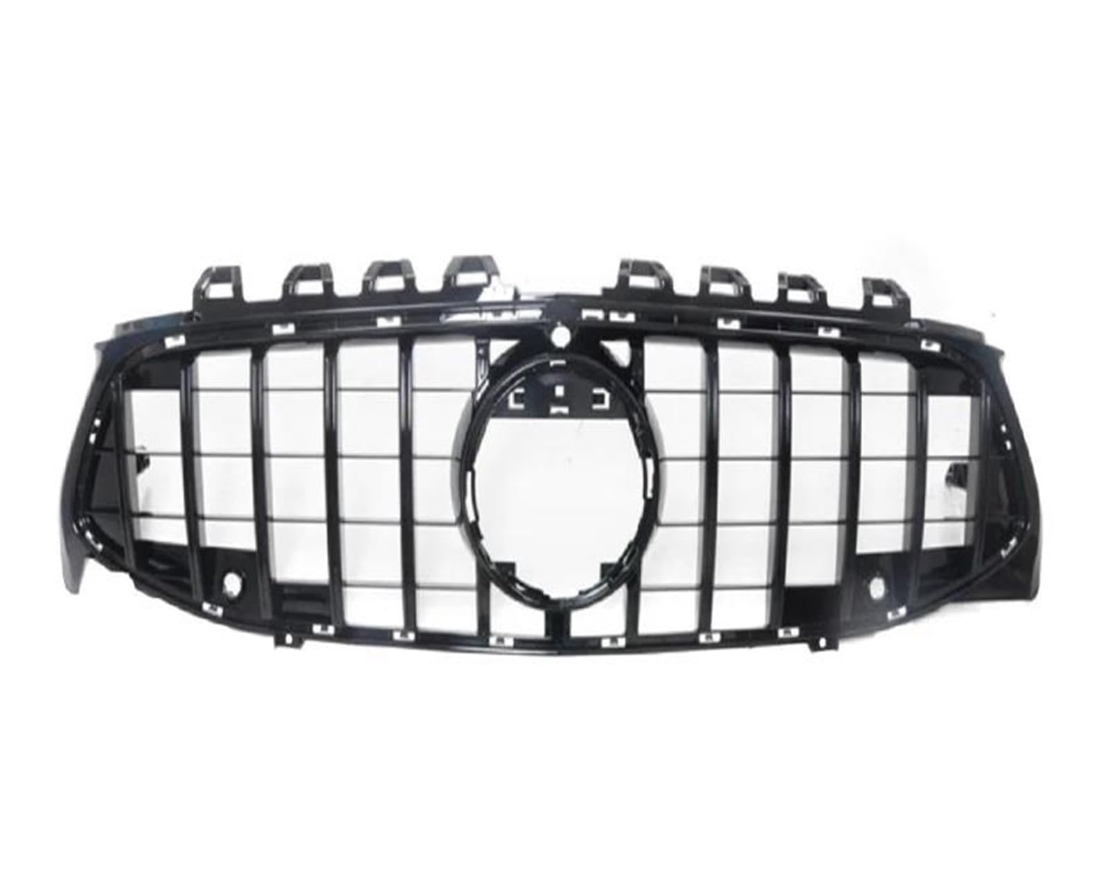 Auto Frontgrill Kühlergitter Kühlergrill Typ CLA45 Für Benz 2019 2020 2021 2022 2023 2024 Für CLA Klasse Coupe C118 X118 Für CLA 200 Für CLA 250 Für CLA 35 Für AMG(Schwarz) von SPUFKGE