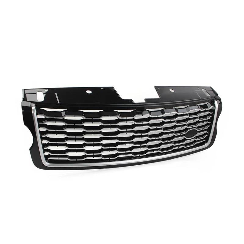 Auto Frontgrill Kühlergitter LR098084 Auto Vorderen Stoßfänger Oberen Mesh Grille Für Land Für Rover Für Range Für Rover Für Vogue L405 2013 2014 2015 2016 2017 LR098080(Silver Black) von SPUFKGE