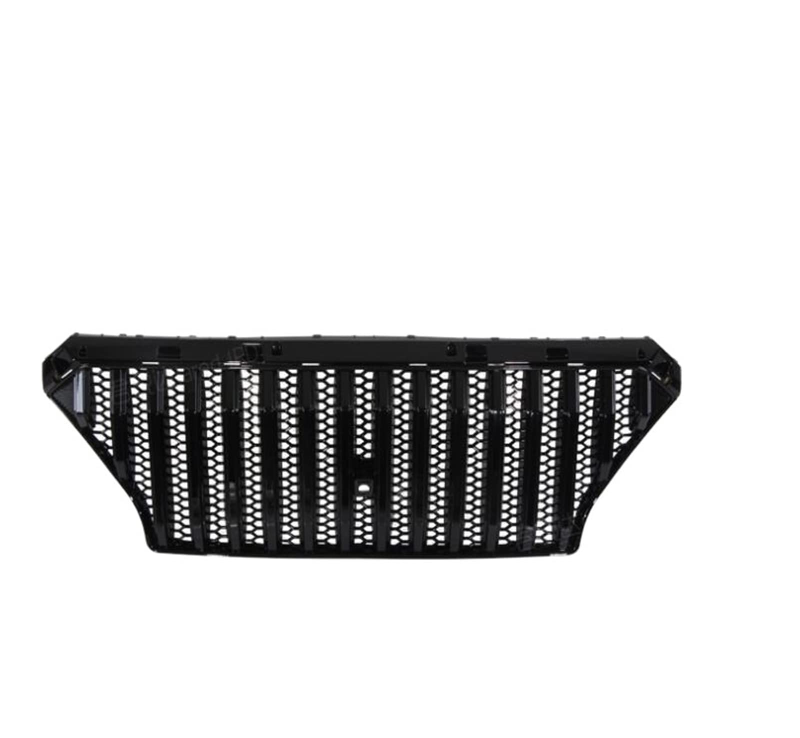 Auto Frontgrill Kühlergitter Schwarzer Silberner Autogrill Für Hyundai Für Santa Fe 2019 2020 Auto-Front-Renngrill Kühlergrill ABS-Grill(Schwarz) von SPUFKGE