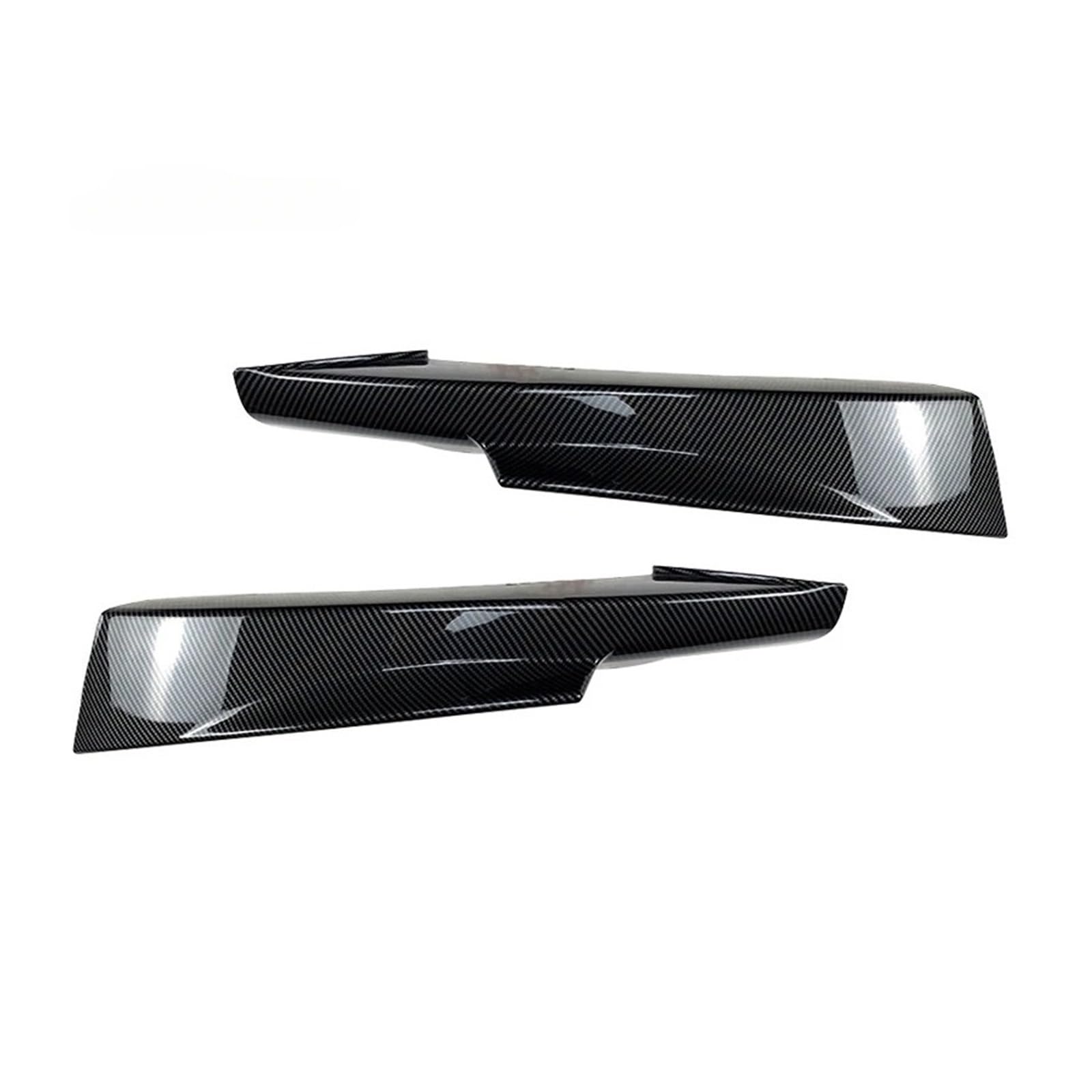 Auto-Frontspoiler Front Spoiler Lippe 2x Für 3 Serie E90 E91 320i 330i Für Tech Style 2005 06 07 08 09 10 11 2012 Frontschürze Seite Splitter Abdeckung Lip Spoiler Nebel Lampe Abdeckung(Carbon Look 09 von SPUFKGE