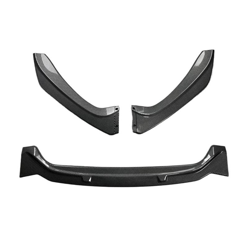 Auto-Frontspoiler Front Spoiler Lippe 3 PCS Für F20 F21 Für LCI S1 Serie 118i 120i 120d M135i M140i Pack 2015 16 17 18 2019 Tyle Frontschürze Lip Splitter Spoiler(Carbon Look) von SPUFKGE