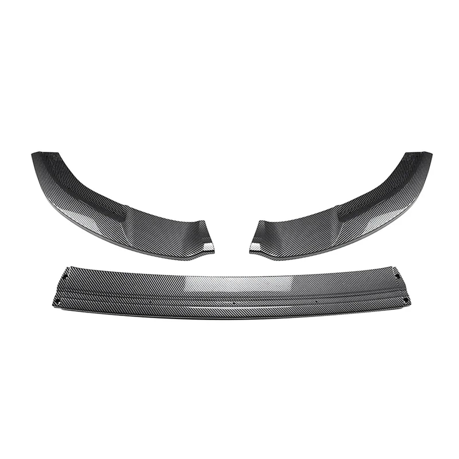 Auto-Frontspoiler Front Spoiler Lippe 3X Für VW Für Golf 7 MK7 Für GTI R Für GTD Für GTE 2012 13 14 15 16 17 2018 Frontstoßstange Splitter Lip Spoiler Diffusor Seitenstoßstange Von ABS(Carbon Look) von SPUFKGE