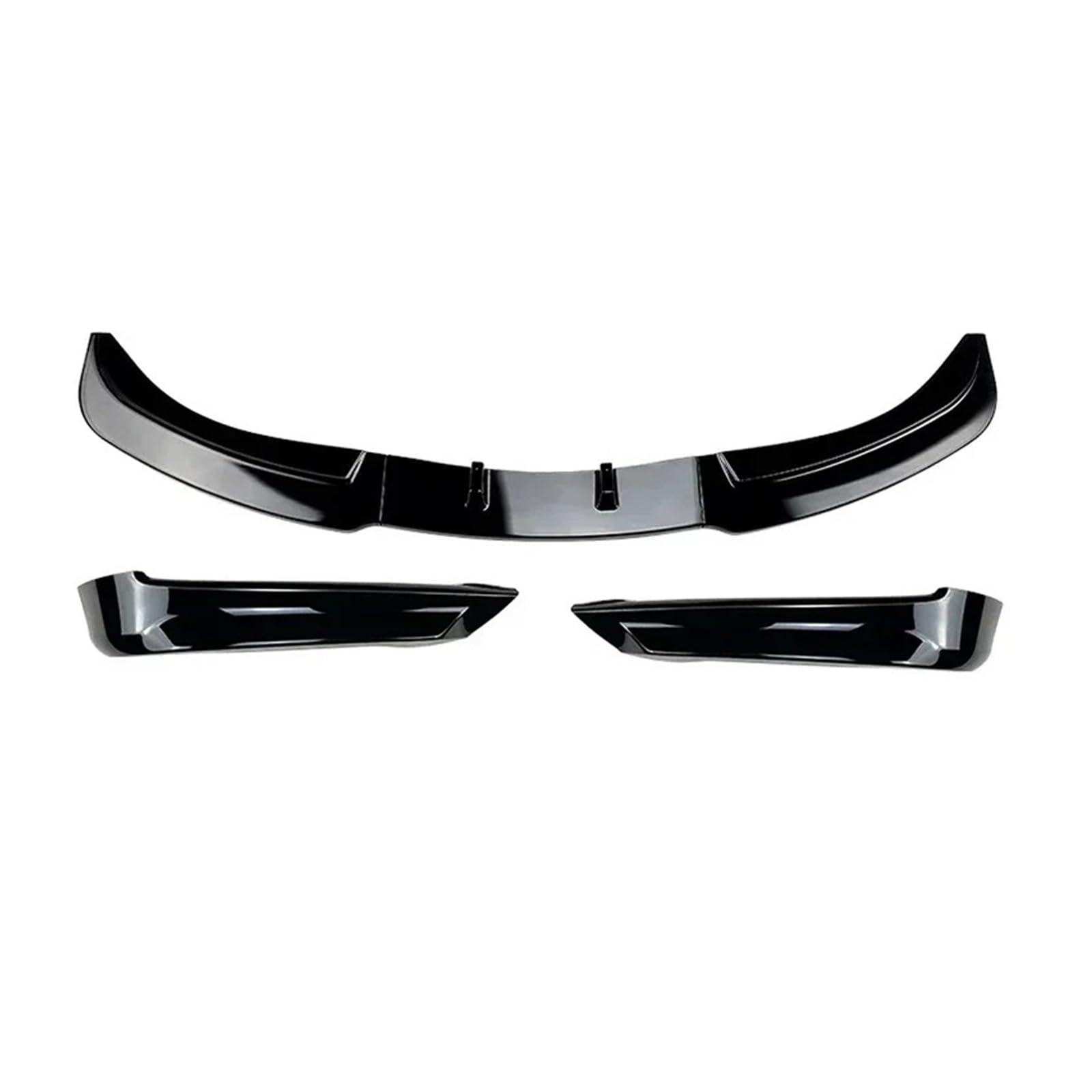 Auto-Frontspoiler Front Spoiler Lippe Auto Front Stoßstange Canard Splitter Lippe Für 3 Serie E90 E91 320i 325i 2005 2006 2007 2008 Unteren Diffusor Glanz Schwarz Spoiler Body Kit(Gloss Black Set) von SPUFKGE