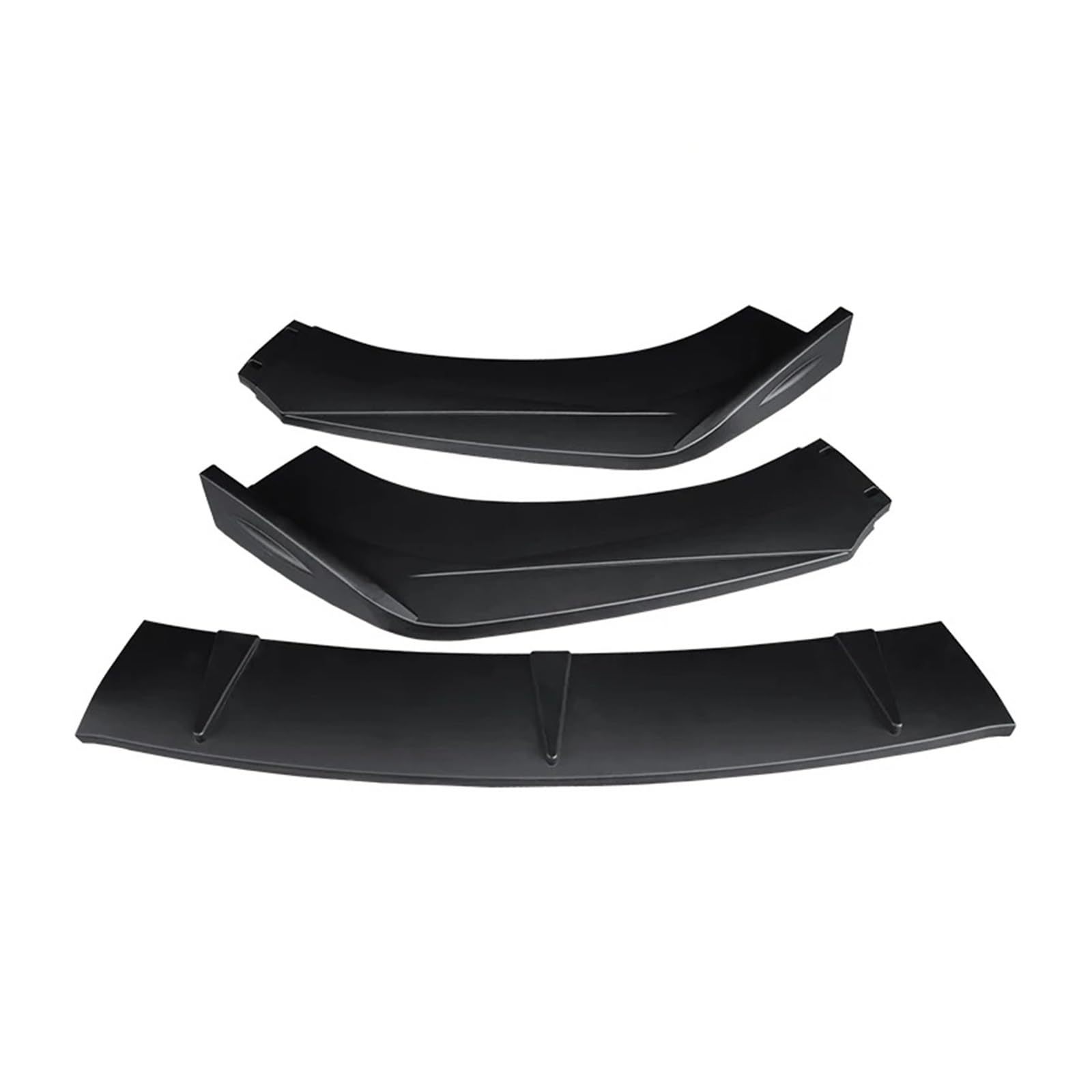 Auto-Frontspoiler Front Spoiler Lippe Auto Front Stoßstange Splitter Lip Kit Spoiler Diffusor Deflektor Auto Carbon Faser Für 7Generation Für Accord 2003 2004 2005 2007(Matt-schwarz) von SPUFKGE