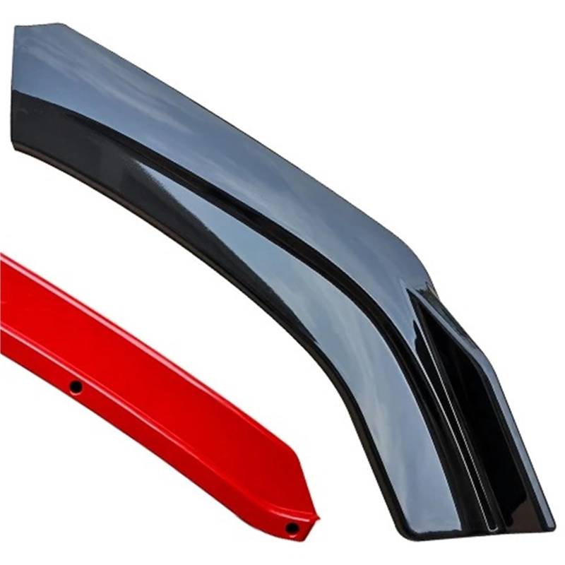 Auto-Frontspoiler Front Spoiler Lippe Frontschürze Spoiler Schutz Platte Lip Body Kit Carbon Oberfläche Kinn Schaufel Für Kia Für Optima K5 2014 2015 2016 2017(Gloss Black-red) von SPUFKGE