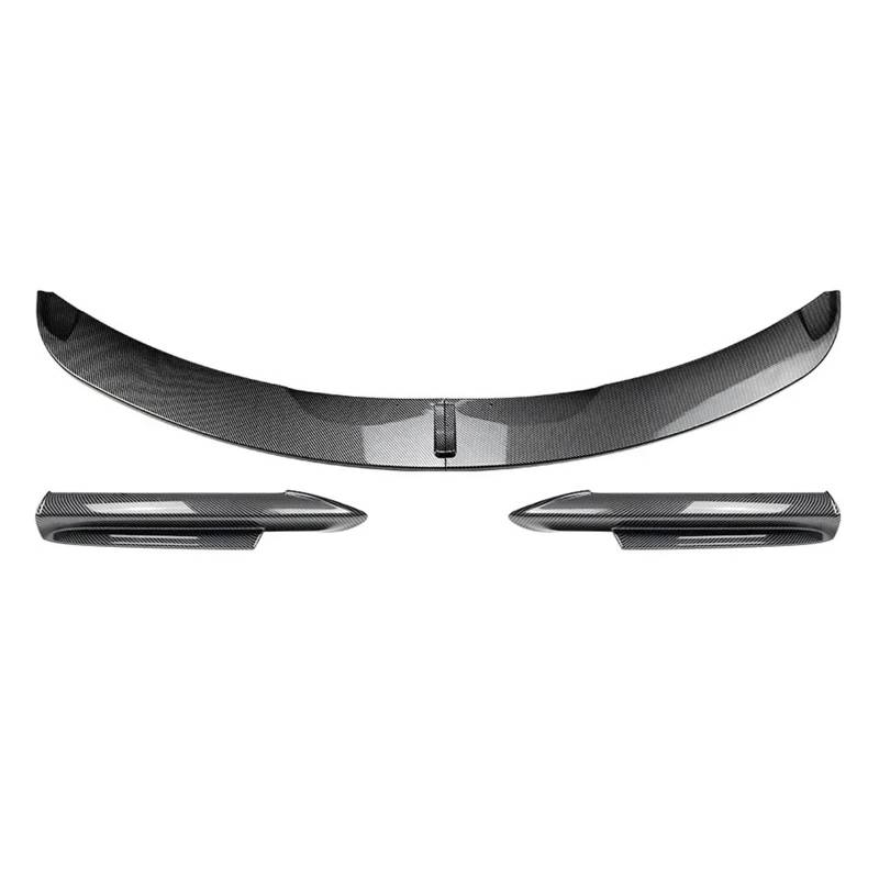 Auto-Frontspoiler Front Spoiler Lippe Für 3 Serie E90 E91 Für Tech Limousine 4 Tür 320i 330i 2005-2008 Auto Front Lip Splitter Untere Körper Kit Tuning Zubehör(Carbon Look A B) von SPUFKGE