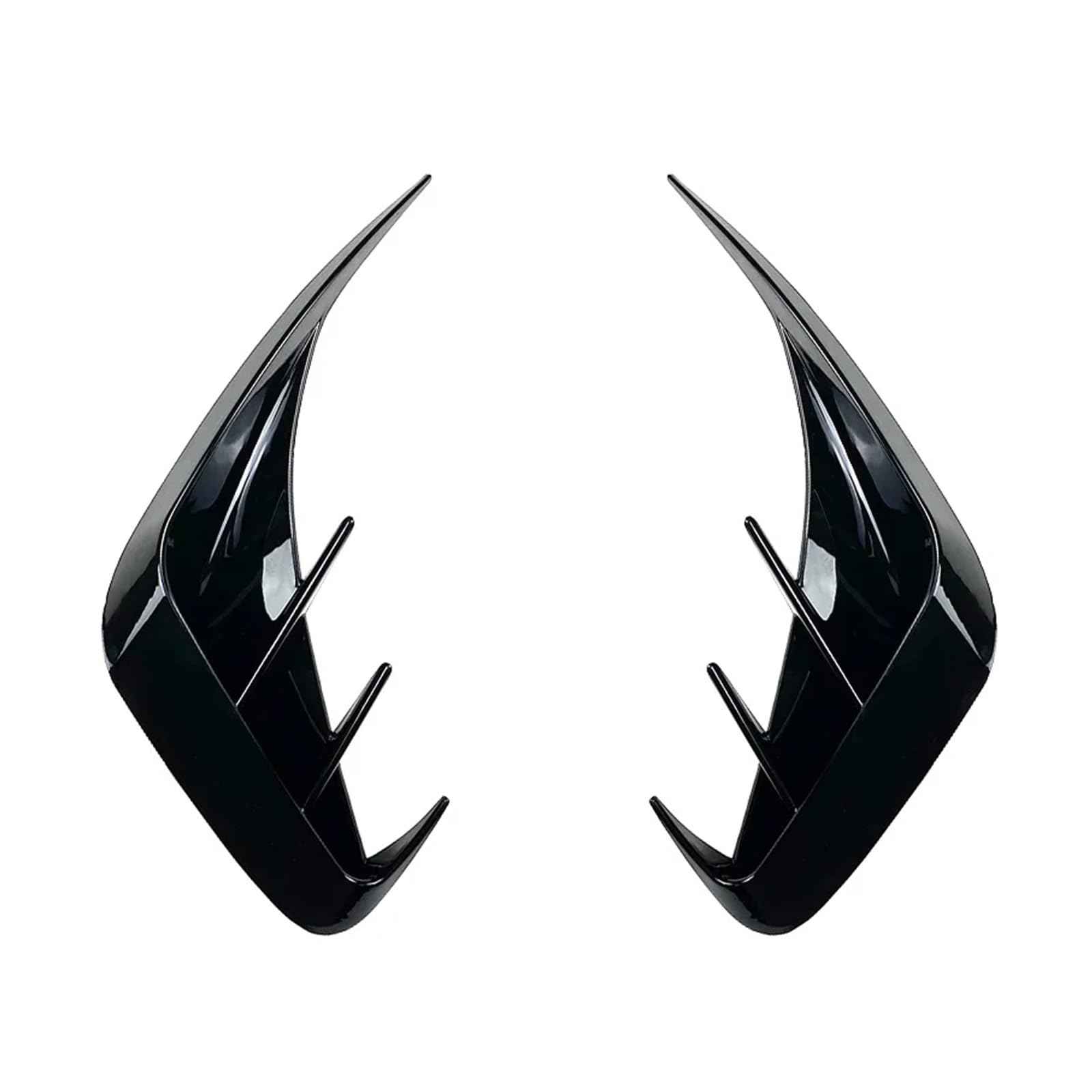 Auto-Frontspoiler Front Spoiler Lippe Für 3 Serie G20 Sport 320e 330e 318i 320i 325i 330i 340i 2019 2020 2021 2022 Auto Hintere Stoßstange Lip Spoiler Air Vent Outlet Abdeckung Trim(Glossy Black) von SPUFKGE