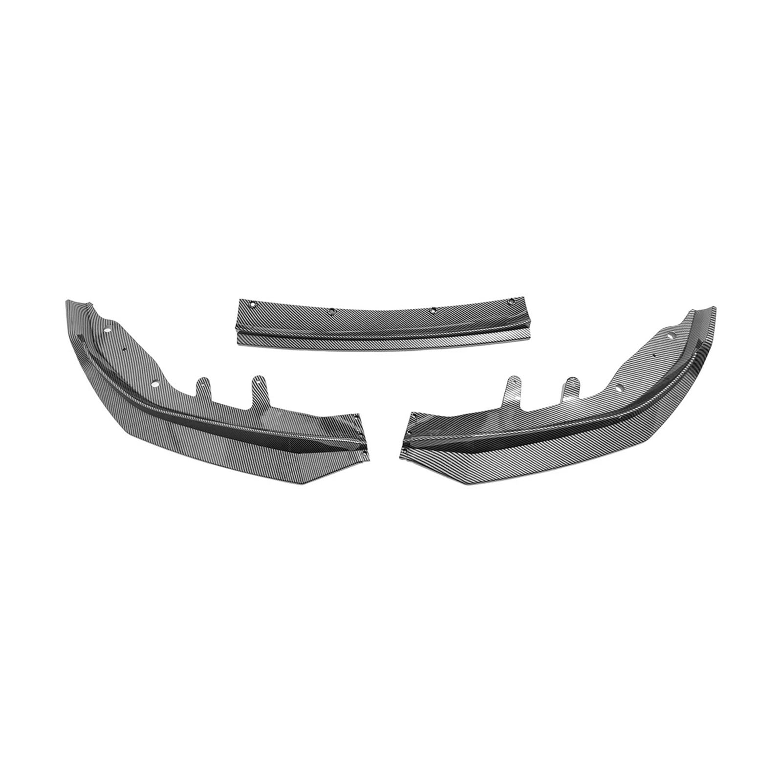 Auto-Frontspoiler Front Spoiler Lippe Für 4 Serie G22 G23 2 Tür M440i M440d 430d 430i 2020 2021 2023 Front Stoßstange Splitter Lippe Auto Diffusor Spoiler Stoßstange Deflektor(Kohlefaser-Optik) von SPUFKGE