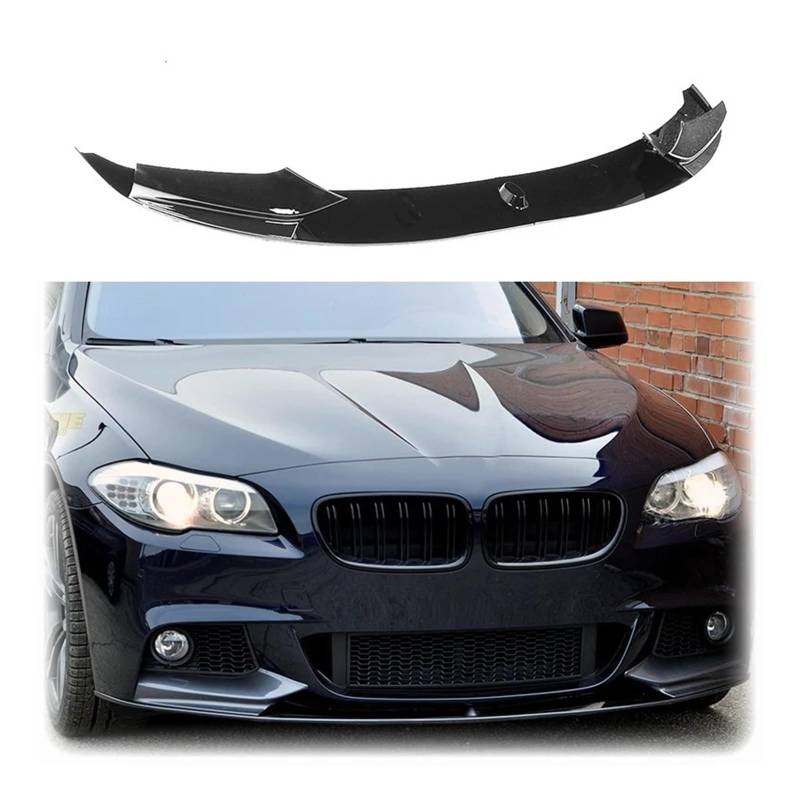 Auto-Frontspoiler Front Spoiler Lippe Für 5 Series F10 535i 528i Für Sport 2011 2012 2013 2014 2015 2016 Frontschürze Lippe ABS Glänzend Schwarz Body Kit von SPUFKGE