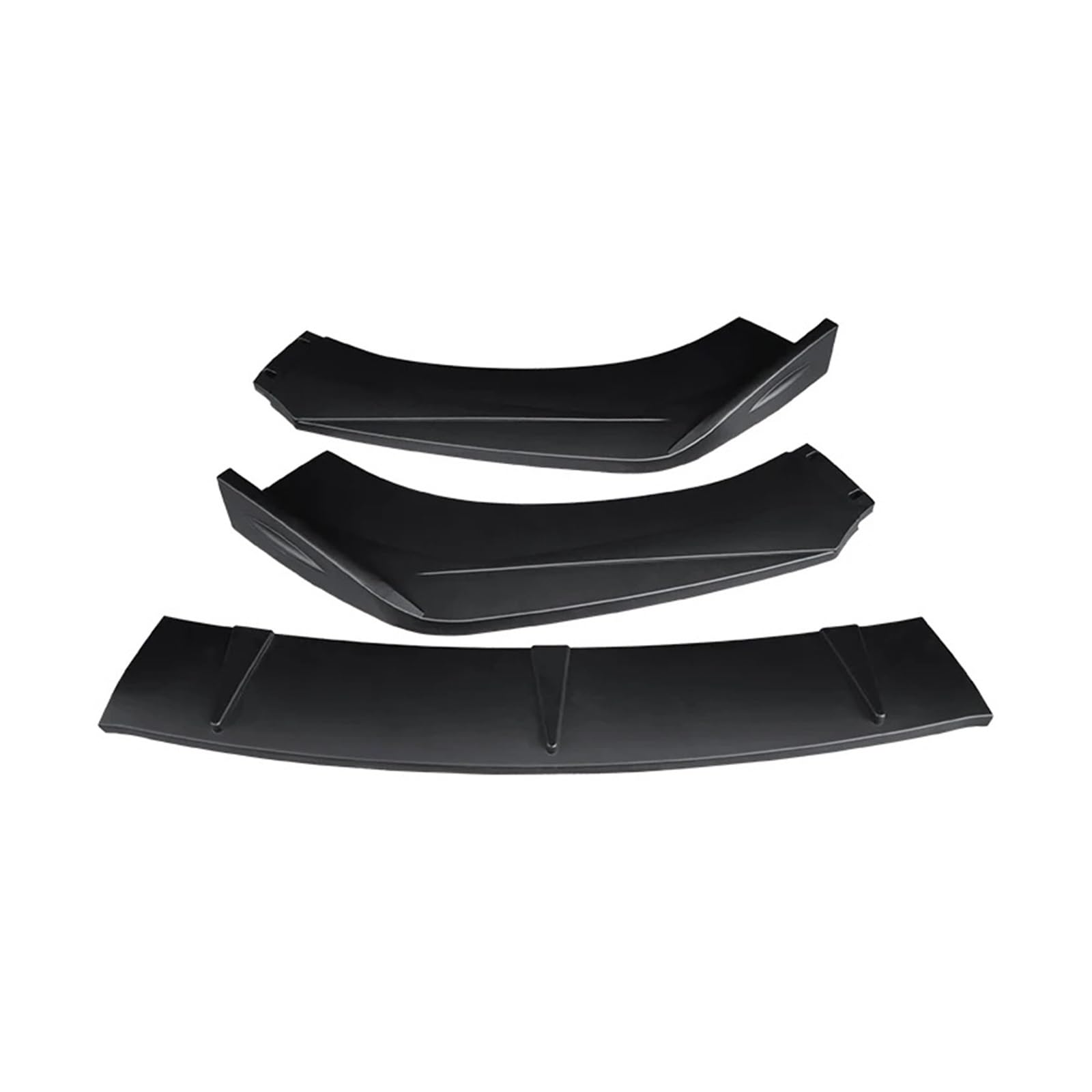 Auto-Frontspoiler Front Spoiler Lippe Für A6 2009 2010 2011 2012 Auto Faront Stoßstange Lip Diffusor Spoiler Splitter Abdeckung Trim ABS Carbon Look/Glanz Schwarz(Matt-schwarz) von SPUFKGE