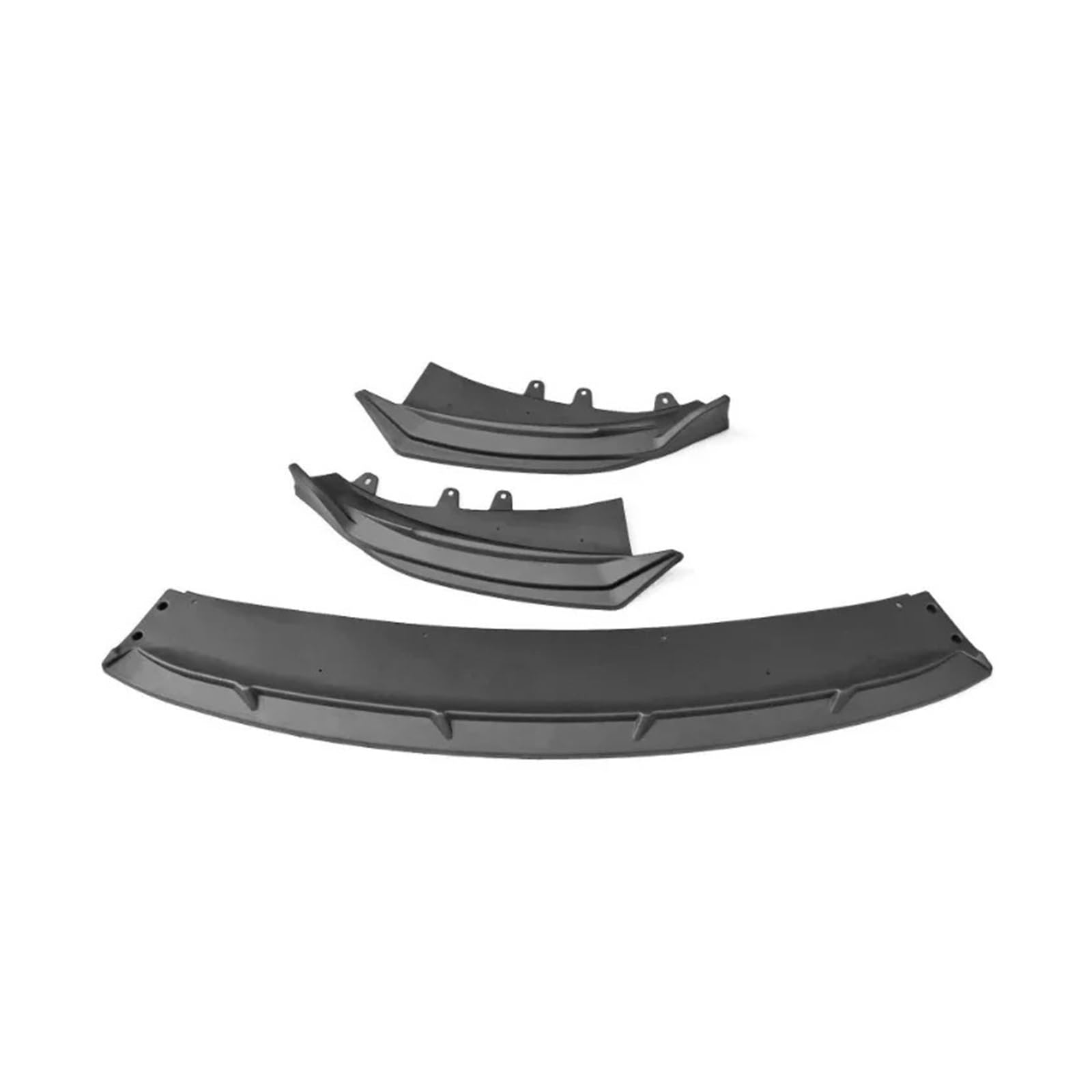 Auto-Frontspoiler Front Spoiler Lippe Für BYD Für Dichtung Für EV 2022 2023 2024 Frontschürze Lip Air Splitter Auto Körper Kit Spoiler Schwarz Röcke Zubehör(Matt Black) von SPUFKGE